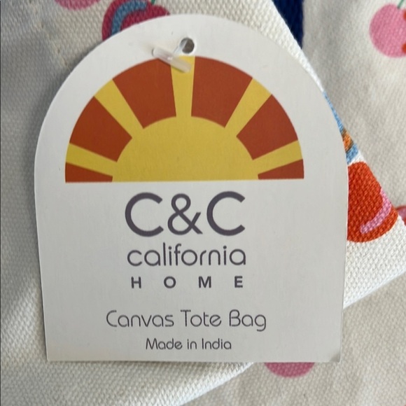 C&C California Cherry Canvas Tote 🍒♻️ - Picture 2 of 6